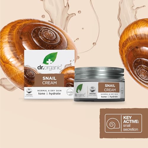 Organic Snail Gel Face Cream for Hydration & Anti-Aging - 50mL