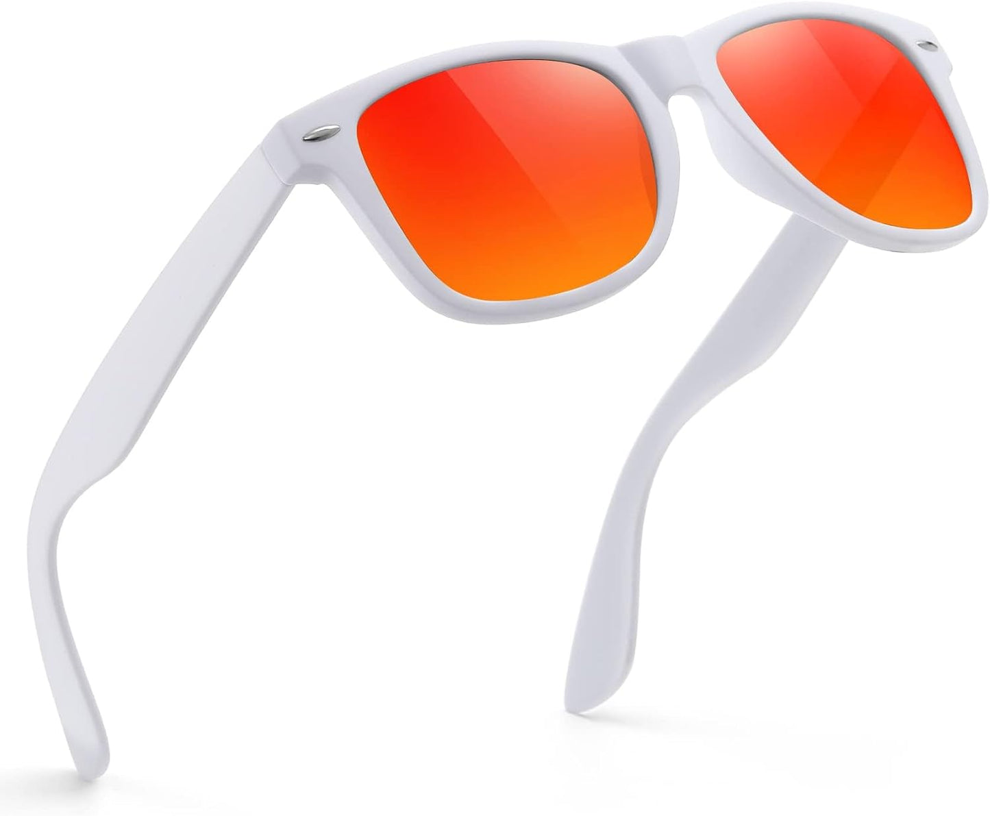 Polarized Sunglasses for Men & Women - Black Retro UV Protection for Driving & Fishing