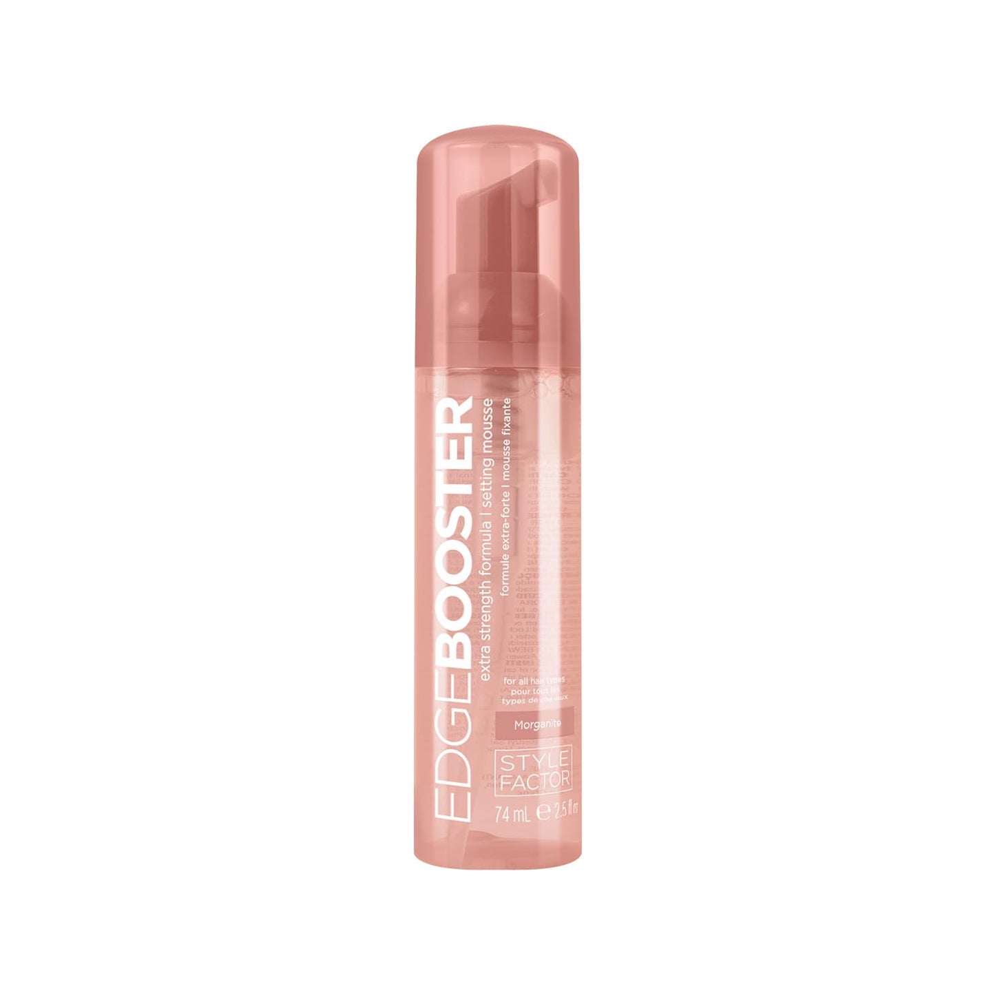 Style Factor EDGE BOOSTER Mousse - Extra Strength Frizz Control & Volume | 6.4oz Morganite for Curly Hair