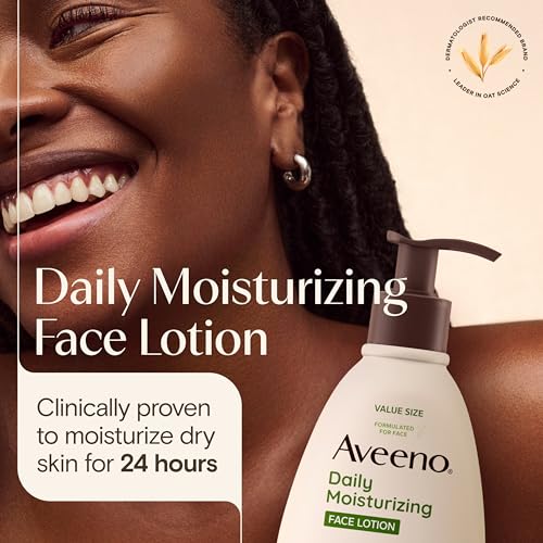 Aveeno Daily Moisturizing Face Lotion 12 oz - Fragrance Free for Sensitive Skin