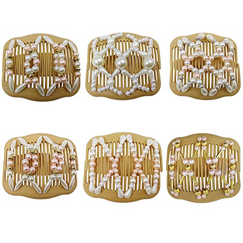 LOVEF Pear Hair Comb Bun Maker - Durable Hair Clip for Easy Updos