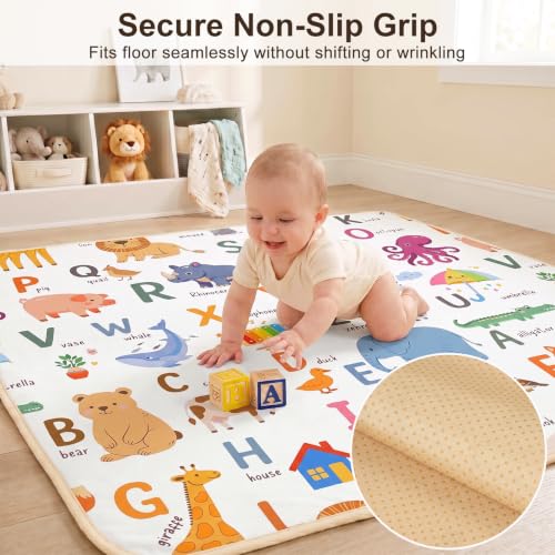 Basumee Waterproof Splat Mat for High Chair | 46"x42" Non-Slip