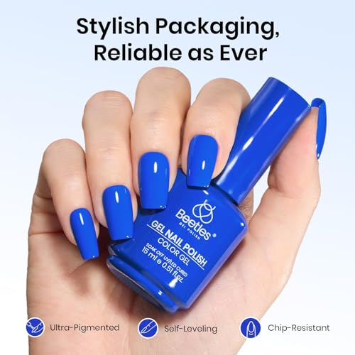Beetles Royal Blue Gel Polish - 15ml Soak-Off UV LED