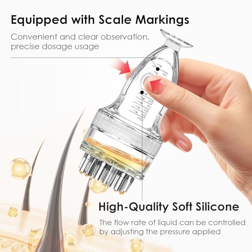 Scalp Applicator Comb for Minoxidil & Oils - 10ml Precision Tool (1PCS)