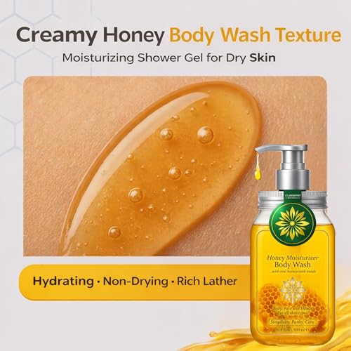 Honey Body Wash with Royal Jelly & Propolis - 16.9 fl oz