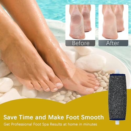 12 Pack Replacement Extra Coarse Rollers for Dr. Scholl's Callus Remover Foot File