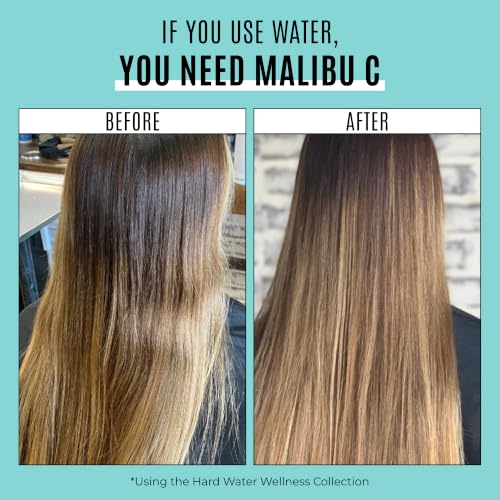 Malibu C Hard Water Hair Clarifying Shampoo Travel Size 3.4 oz - Sulfate-Free Chelating Formula for Build Up & Scalp Detox