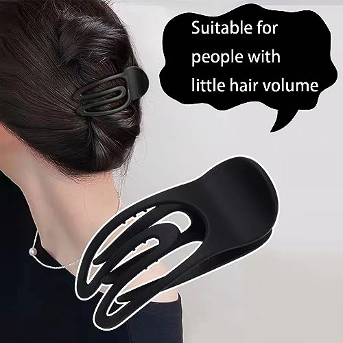4PCS French Hair Clips - Curved Alligator Claw Clips for Women