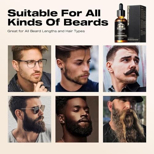 Waking Forest Classic Sandalwood Beard Oil 1 Fl Oz - Gentle, Nourishing Grooming Care