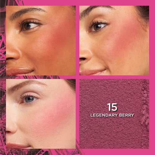 L'Oreal Paris Infallible Soft Matte Blush Legendary Berry 0.31 Oz - Long-Lasting Waterproof Cheek Makeup
