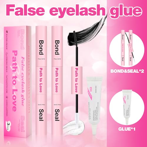 Professional Lash Cluster Glue Kit - 150H Waterproof Adhesive (3-Pack)