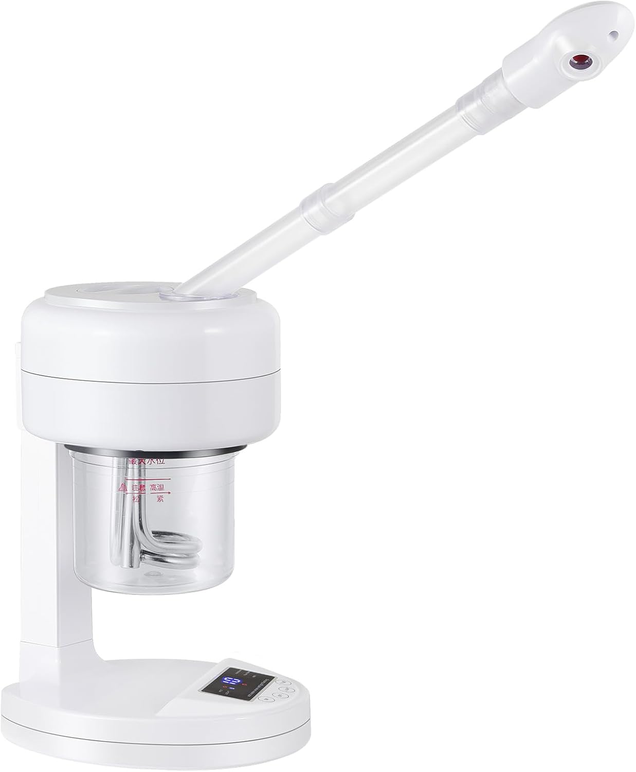 Nano Ionic Facial Steamer - Portable Face Steamer with Extendable Arm & Rotating Nozzle | Spa Quality Skincare Device