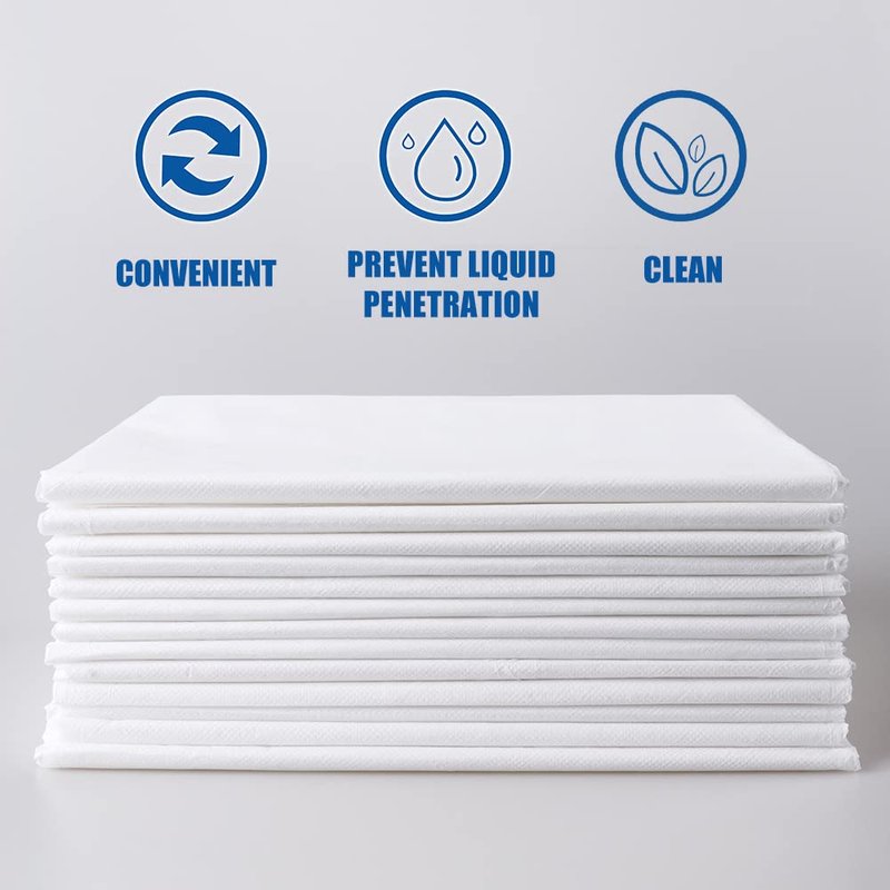 Platonee Disposable Bed Sheets Bed Cover for SPA Tattoo Massage Table Hotels 31" x 78" Non Woven Fabric White 20Pcs