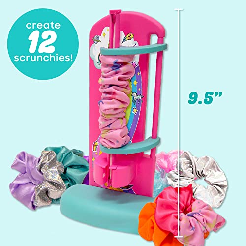 Just My Style Multicolor DIY Scrunchie Maker Kit with Gems & Fabric Strips