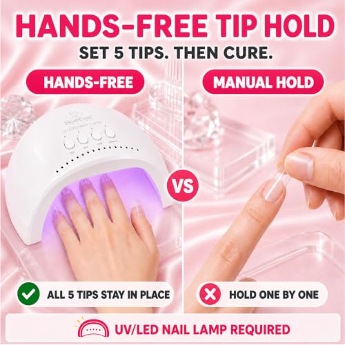 Beetles Nail Glue Gel - HEMA-Free, Strong Adhesion for Press-On Tips