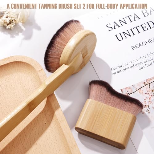 Self Tanner Brush Body Tanning for Tan Makeup Kabuki Back Applicator