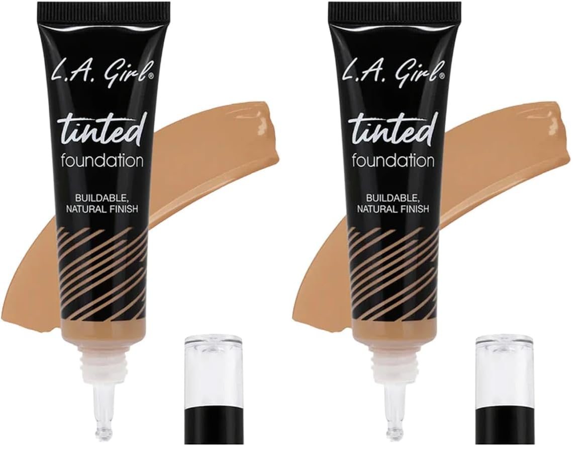 L.A. Girl Tinted Foundation - Medium Beige | Flawless Coverage & Lightweight Formula