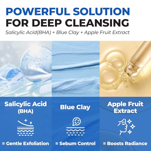 JUMISO 0.5% Salicylic Acid BHA Foaming Cleanser for Oily Skin 4.23 fl oz
