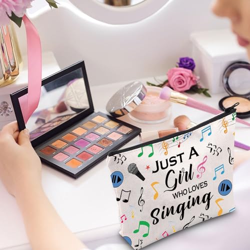 Gzrlyf Just singsingMB Singing Makeup Bag for Music Lovers