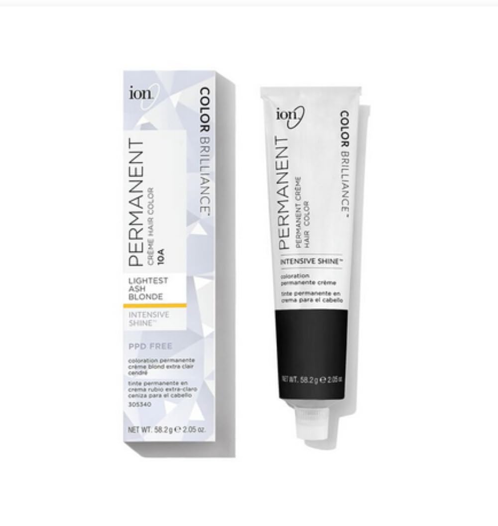 ion Inspired By Nature Permanent Hair Color, made from 100% naturallyderived polymers, cruelty free, vegan, PPD free, recyclable packaging, 2.05 oz