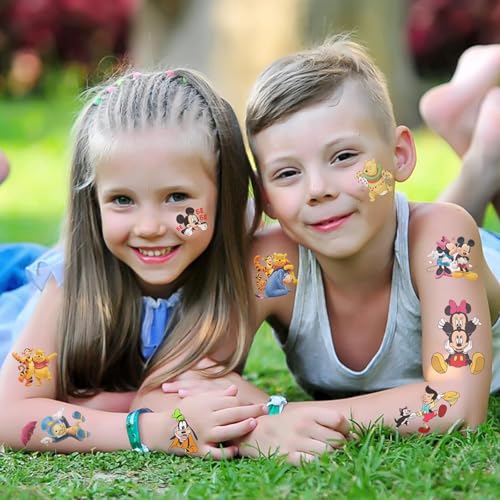 XYLL 10 Sheets Kids Temporary Tattoos – Waterproof Children’s Party Stickers