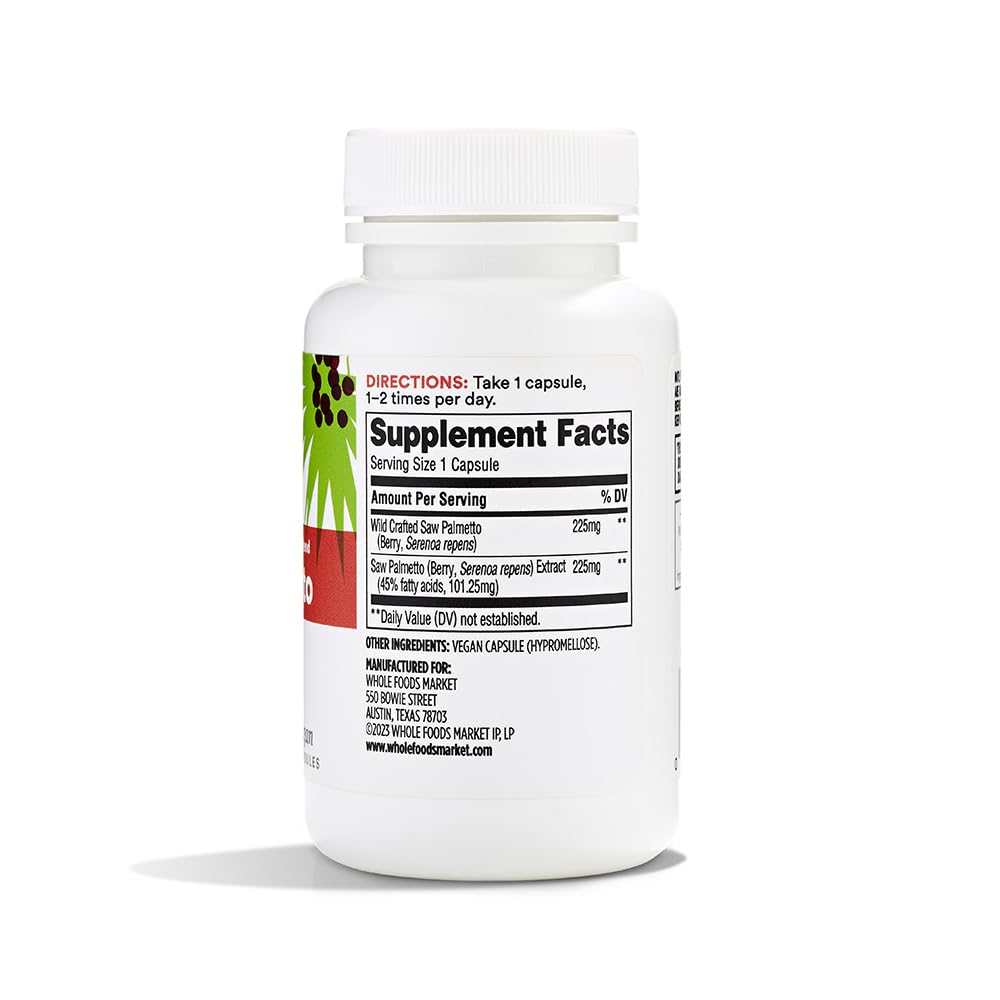 365 by Whole Foods Market, Saw Palmetto, 60 Count