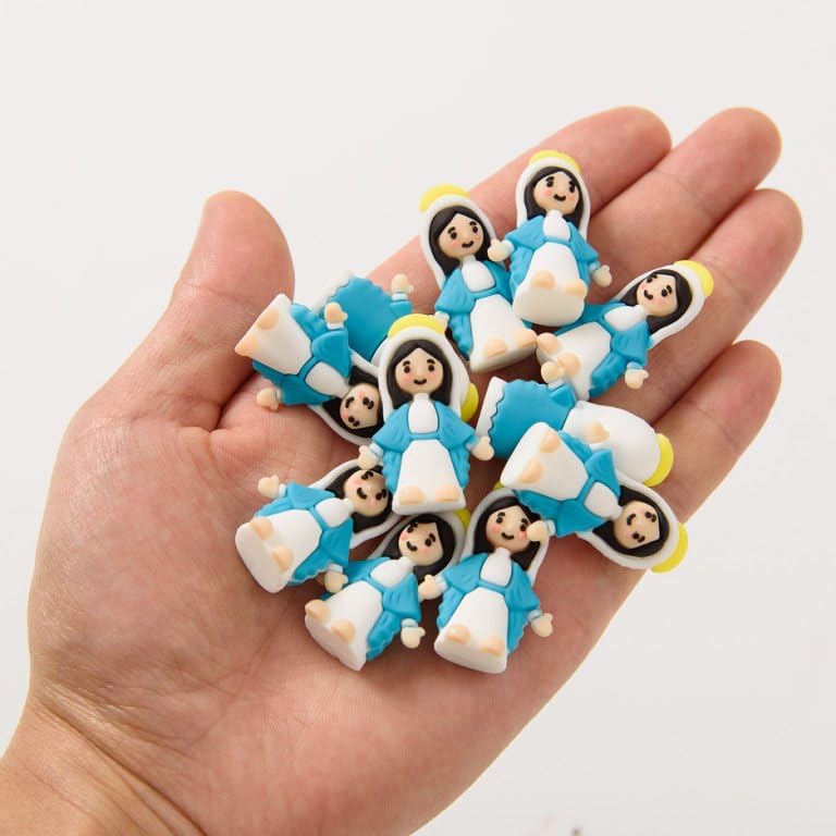 Mini Jesus and Virgin Mary Figurines - 40 Piece Set for Gifts