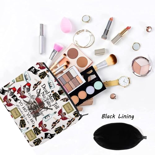 Dead Men Bag - Jack Sparrow Cosmetic Makeup Bag for Pirate Lovers