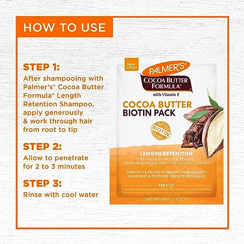 Palmer's Cocoa Butter Biotin Length Retention Treatment, 3 Pack