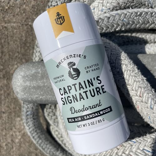MacKenzie's Sandalwood Signature Deodorant - Natural, Aluminum-Free, 3 oz