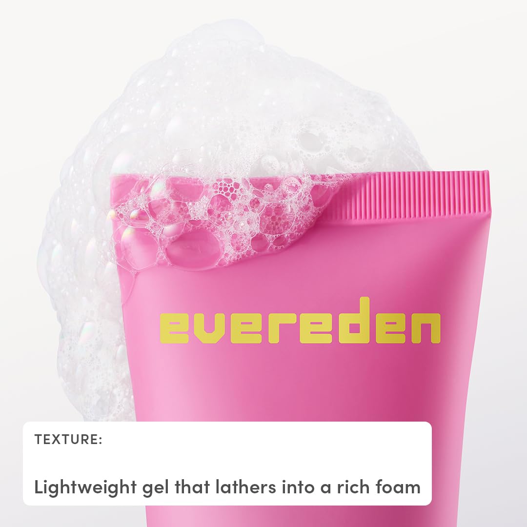Evereden Balancing Jelly Cleanser for Teens | Vegan Face Wash for Oily & Pimple-Prone Skin - Gentle Pore Cleanser for Ages 10-12