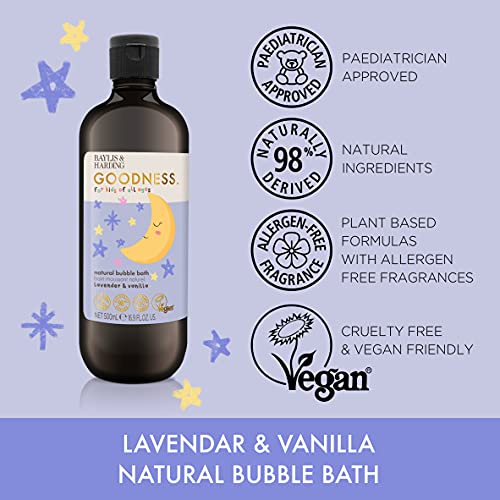 Baylis & Harding Lavender & Vanilla Kids Bubble Bath, 3 Pack - 16.9 Fl. Oz