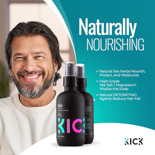 Kick Sea Salt Spray for Men - Texturizing Hair Spray 200ml