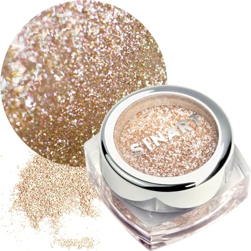 SINART Glitter Eyeshadow Powder - Dual Chrome, Cruelty-Free, 1g