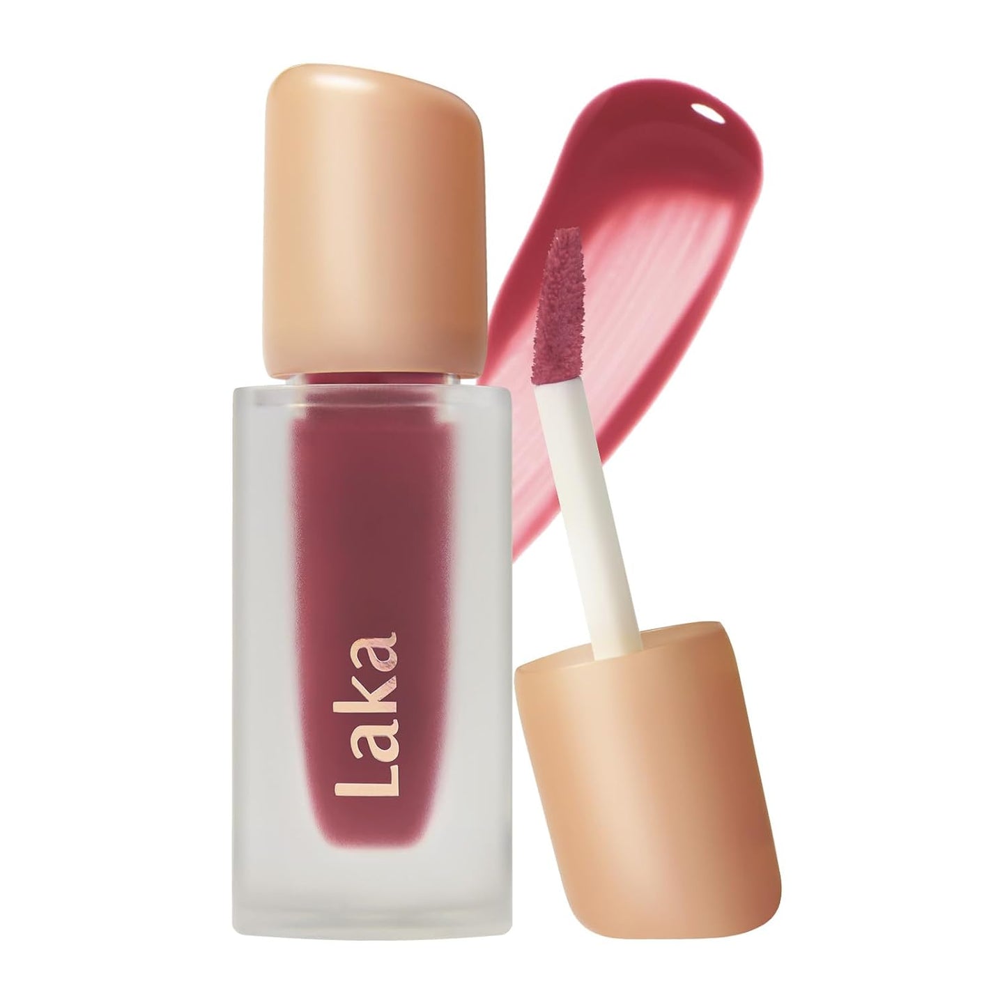 Fruity Glam Tint Lip Stain - Hydrating, Lightweight, Buildable Color | K-Beauty #101 Joyful, 4.5g/0.15oz