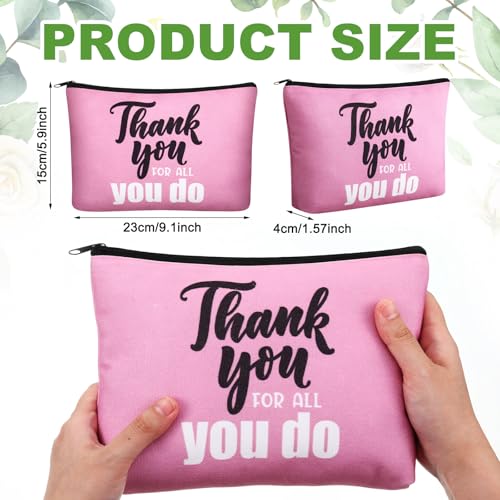 9 Pack Vet Tech Gift Cosmetic Bags - Bulk Makeup Organizer Pouches