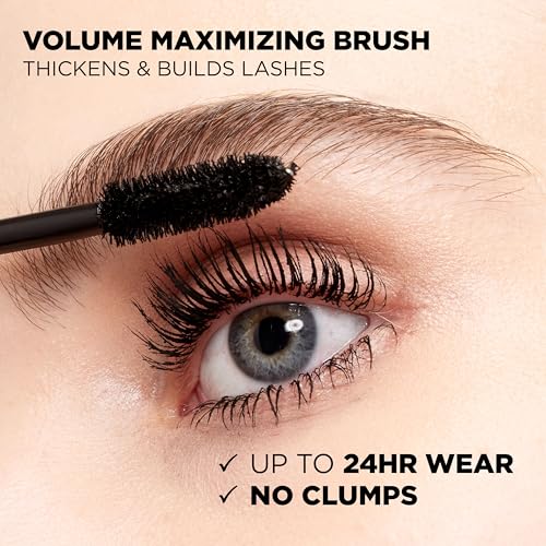 L'Oreal Paris Voluminous Mascara - Black Brown, 0.26 Fl Oz (Pack of 2)