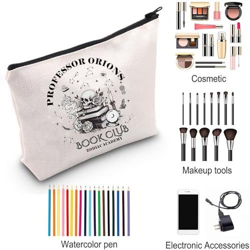 Book Club Makeup Bag - Professor Orion's Zodiac Academy Cosmetic Bag
