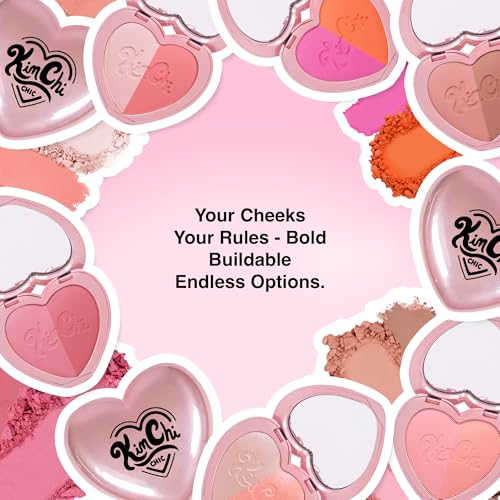 KimChiChic Beauty Thailor Blush Duo - Heart Compact 01-Pinky