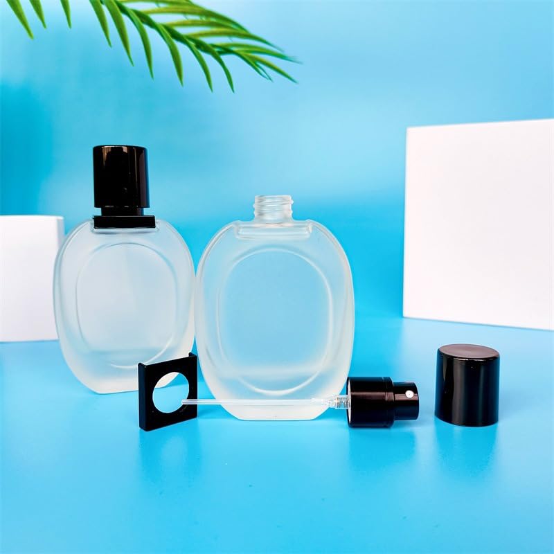 Frosted 30ml Refillable Perfume Bottle Set - 8PCS Travel Atomizer