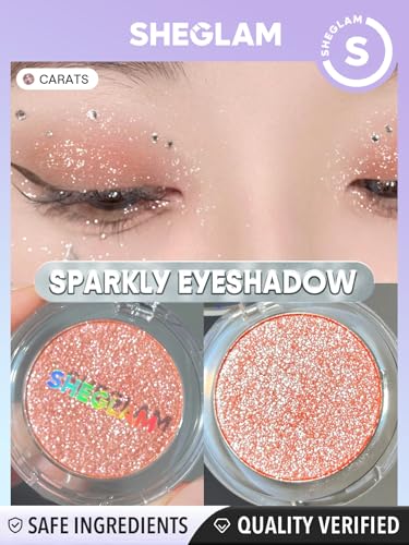 SHEGLAM Enigma Sparkly Eyeshadow Carats - Longwear Single Eyeshadow