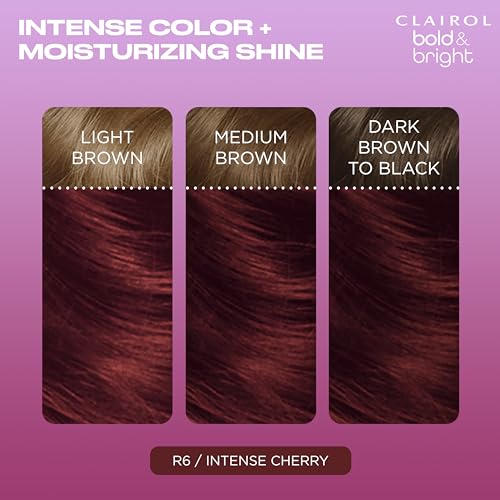 Clairol Bold & Bright Permanent Hair Dye R6 Intense True Red