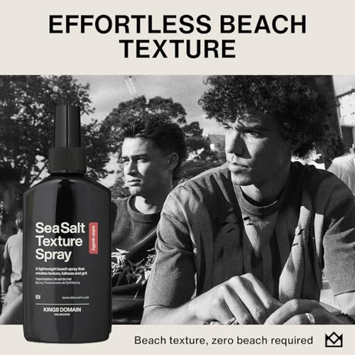 Kings Domain Sea Salt Texture Spray for Beachy Volume & Grit