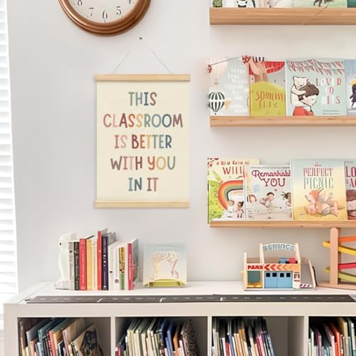 Wheatwin 12x16 Boho Classroom Decor Poster Hanger Frame