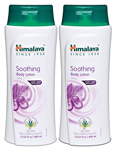 Himalaya Soothing Body Lotion with Almond & Grape Seed Oil 13.53 oz Pack of 2