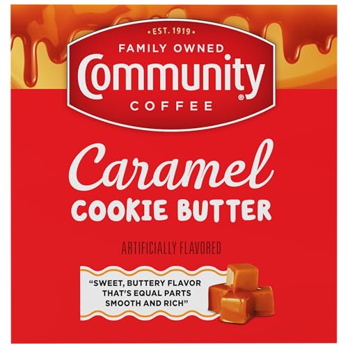 Community Coffee Caramel Cookie Butter Flavored K-Cup Pods, 10 Count