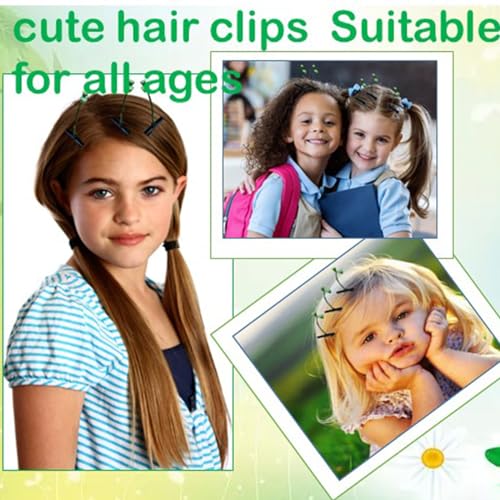 100 Leaf Bean Sprout Hair Clips - Cute Plant Hair Accessories