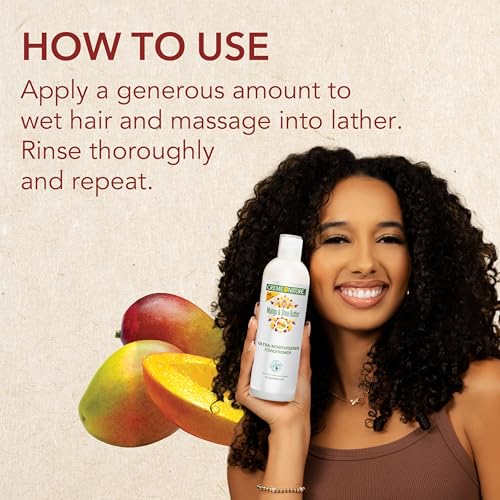 Creme of Nature Mango & Shea Butter Conditioner 12 Fl Oz - Ultra Moisturizing for Dry Hair