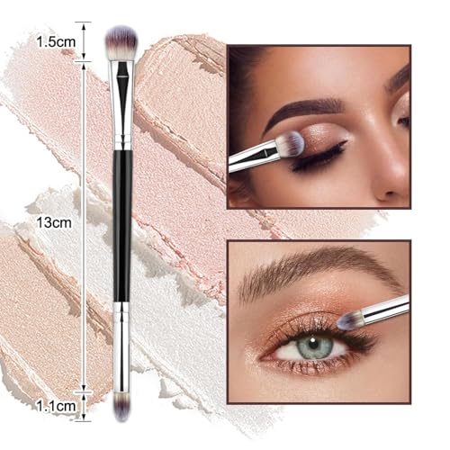 MUIIGOOD Professional Eyeshadow Brush Set - 2 Pcs for Blending & Precision
