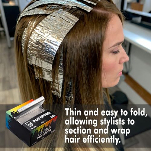 Level 3 Pop-Up Hair Coloring Foil Sheets - 5" x 10.75" - 500 Count
